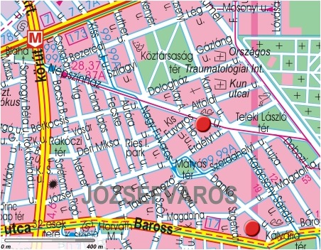 Hotel Atlantic - map location (close view)