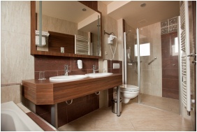 Dusche, Hotel Makar Sport & Wellness, Pecs