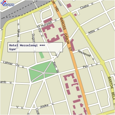 Hotel Wesselenyi - sulla cartina