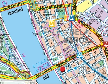 City Hotel Mátyás - Budapest, elhelyezkedés a térképen ( közelnézetből )