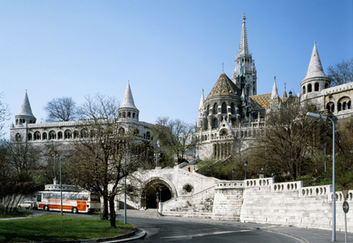 Budapest - Pictures of Buildings - Fisherman's Bastillon